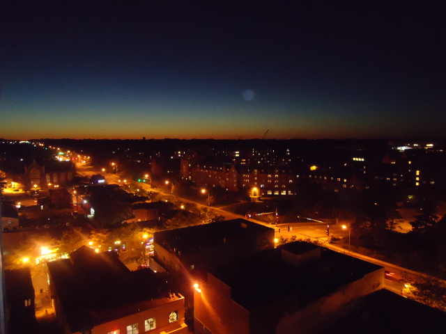 Campus Town Skyline at night