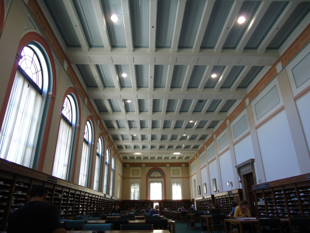 Periodical room in Parks Library