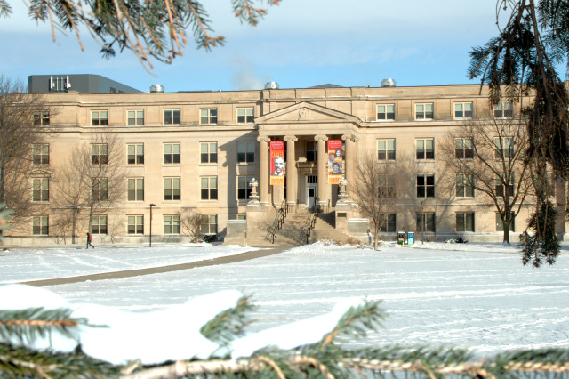 Winter View of Curtiss Hall
