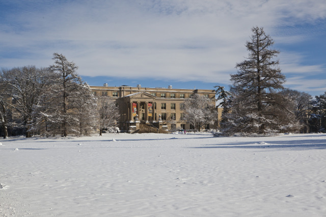 Curtiss Hall - Winter Scene