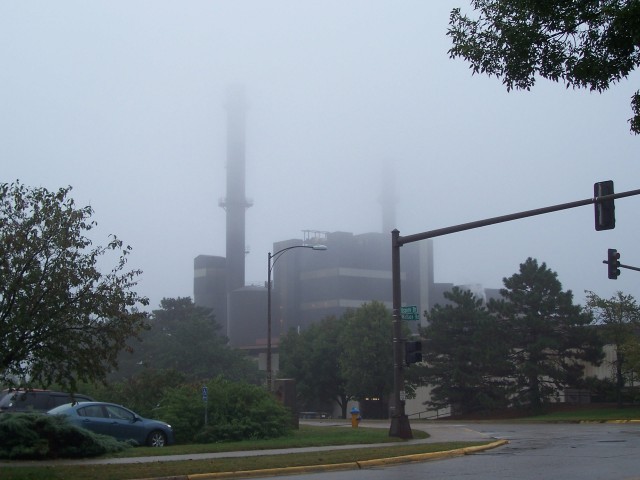 Factory in the Fog